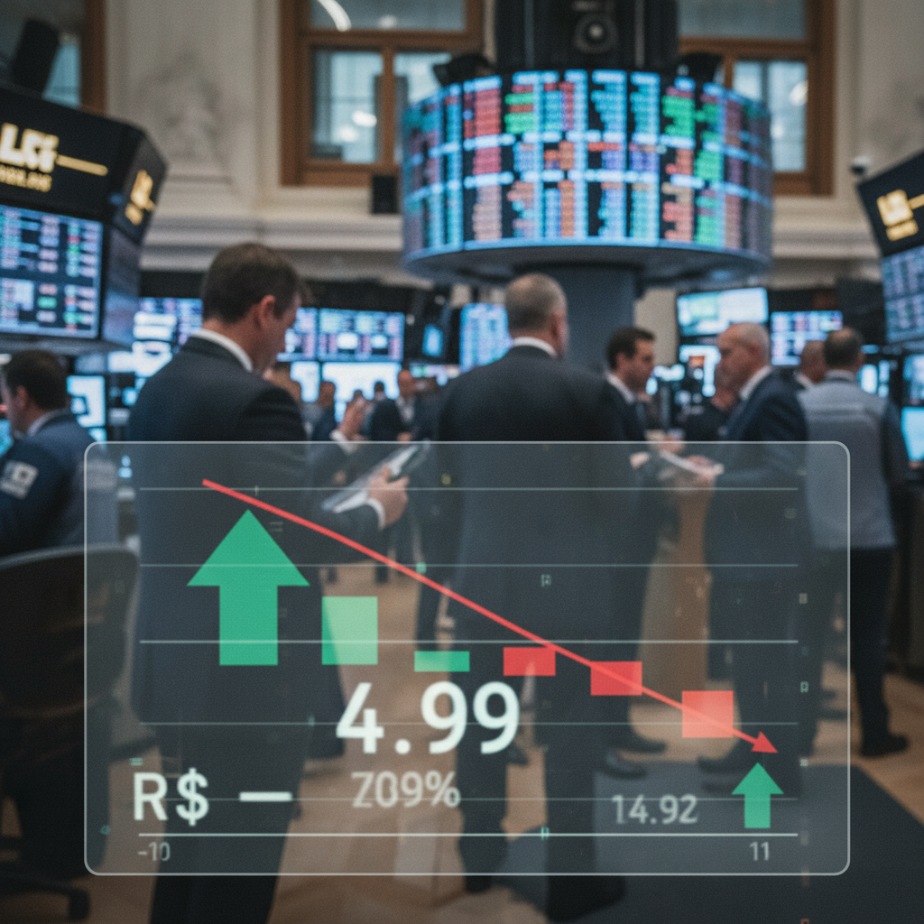 Dólar recua a R$ 4,99 e Ibovespa avança na véspera do segundo turno
