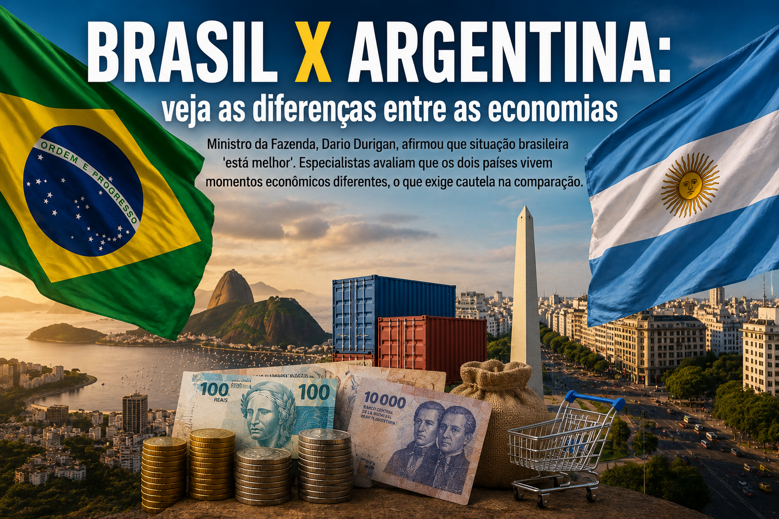 Brasil e Argentina: o que os números revelam sobre as duas maiores economias da América do Sul