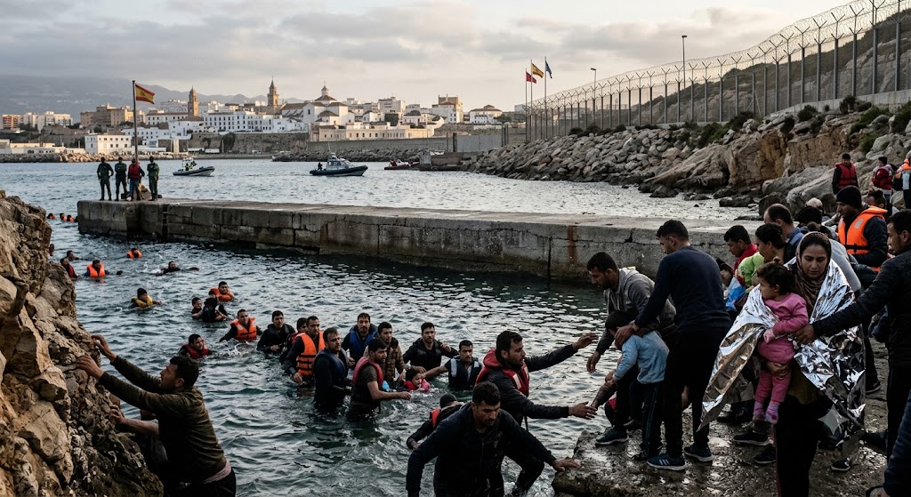 A Ilusão da Fronteira Europeia e a Tragédia Humana de Quem Arrisca Tudo a Nado