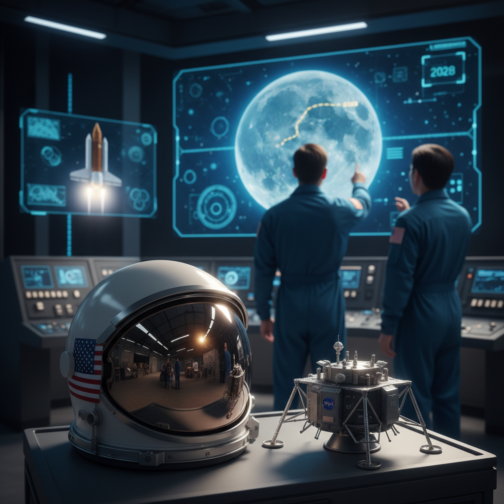 NASA critica programa espacial chinês e reafirma planos de pouso lunar em 2028